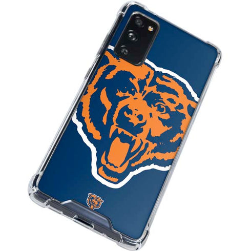 NFL Chicago Bears Retro Logo Galaxy S20 FE Clear Case